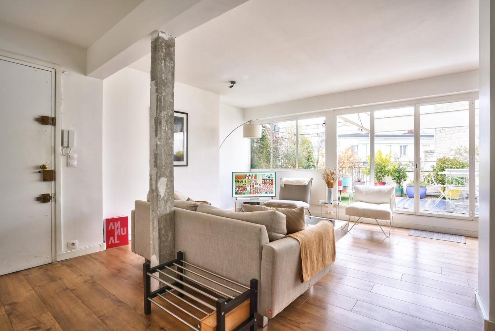 Guestready - Apt Confortable Avec Terrasse Au 18E Paris Extérieur photo