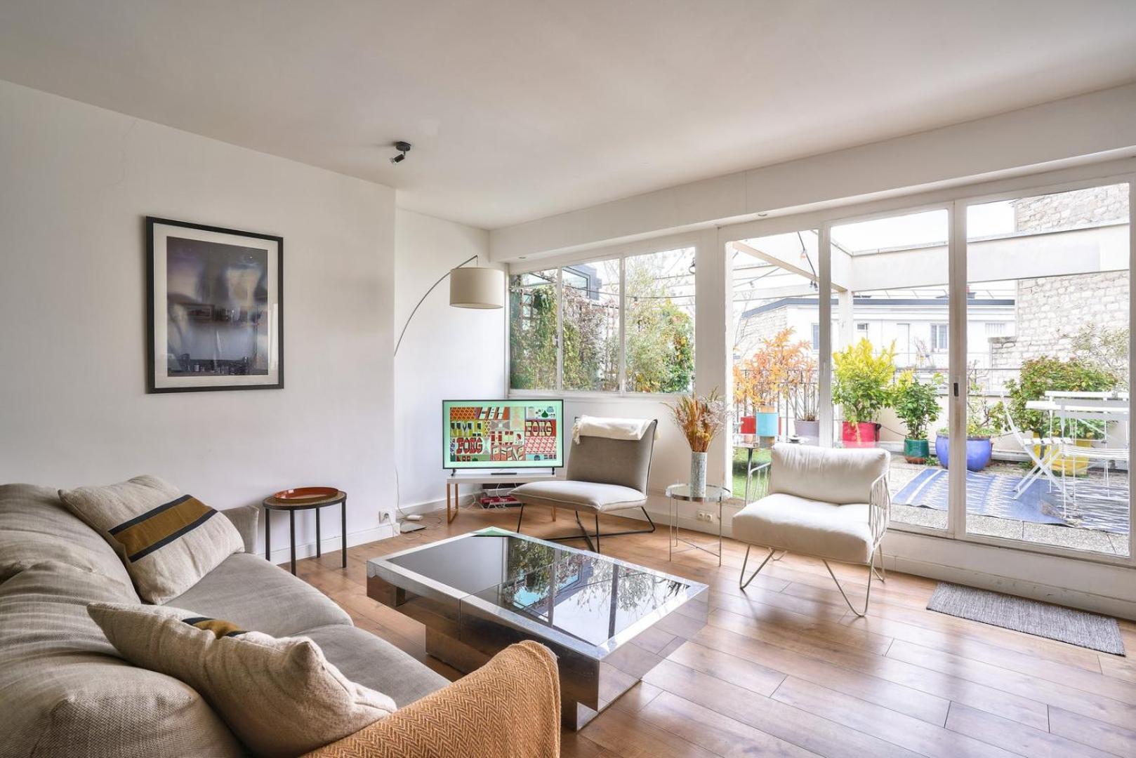 Guestready - Apt Confortable Avec Terrasse Au 18E Paris Extérieur photo