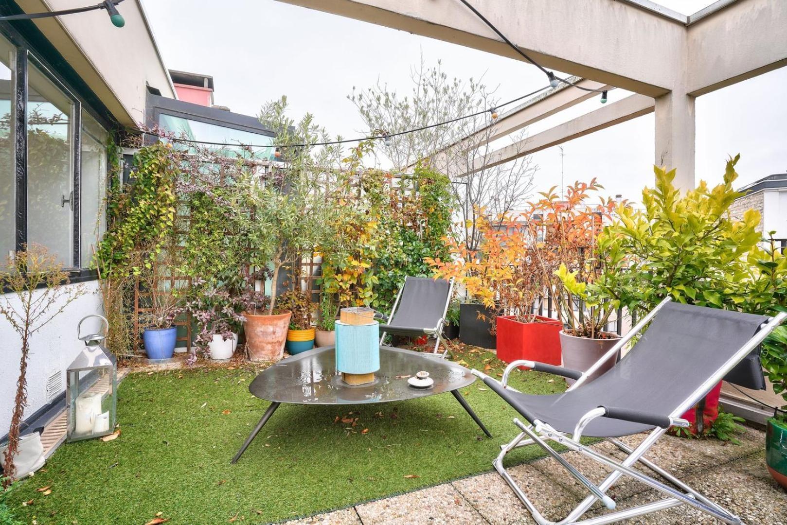 Guestready - Apt Confortable Avec Terrasse Au 18E Paris Extérieur photo